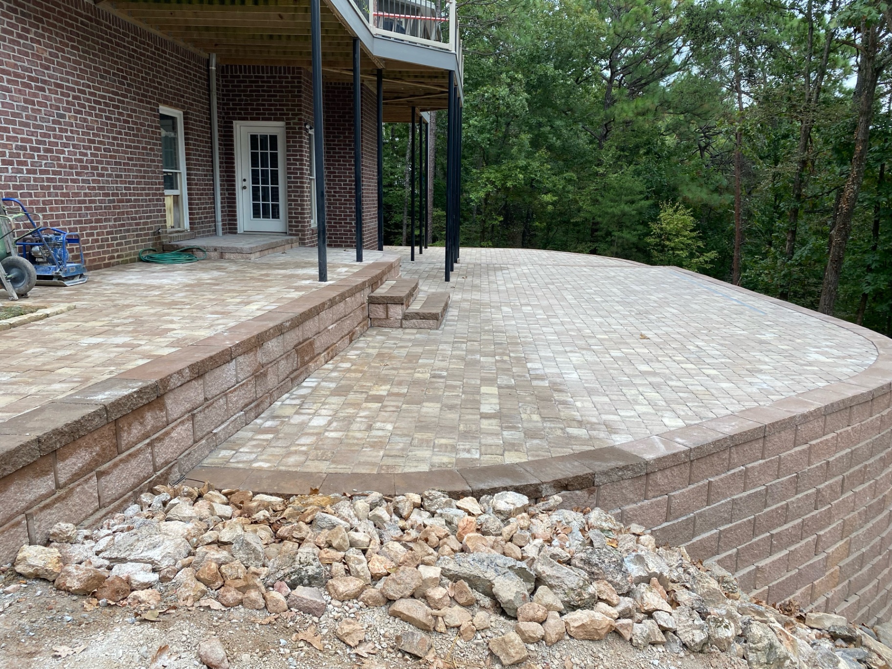 Retaining wall project 8